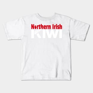 Northern Irish Kiwi (for dark backgrounds) Kids T-Shirt